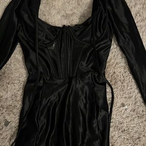 House of Cb black dress